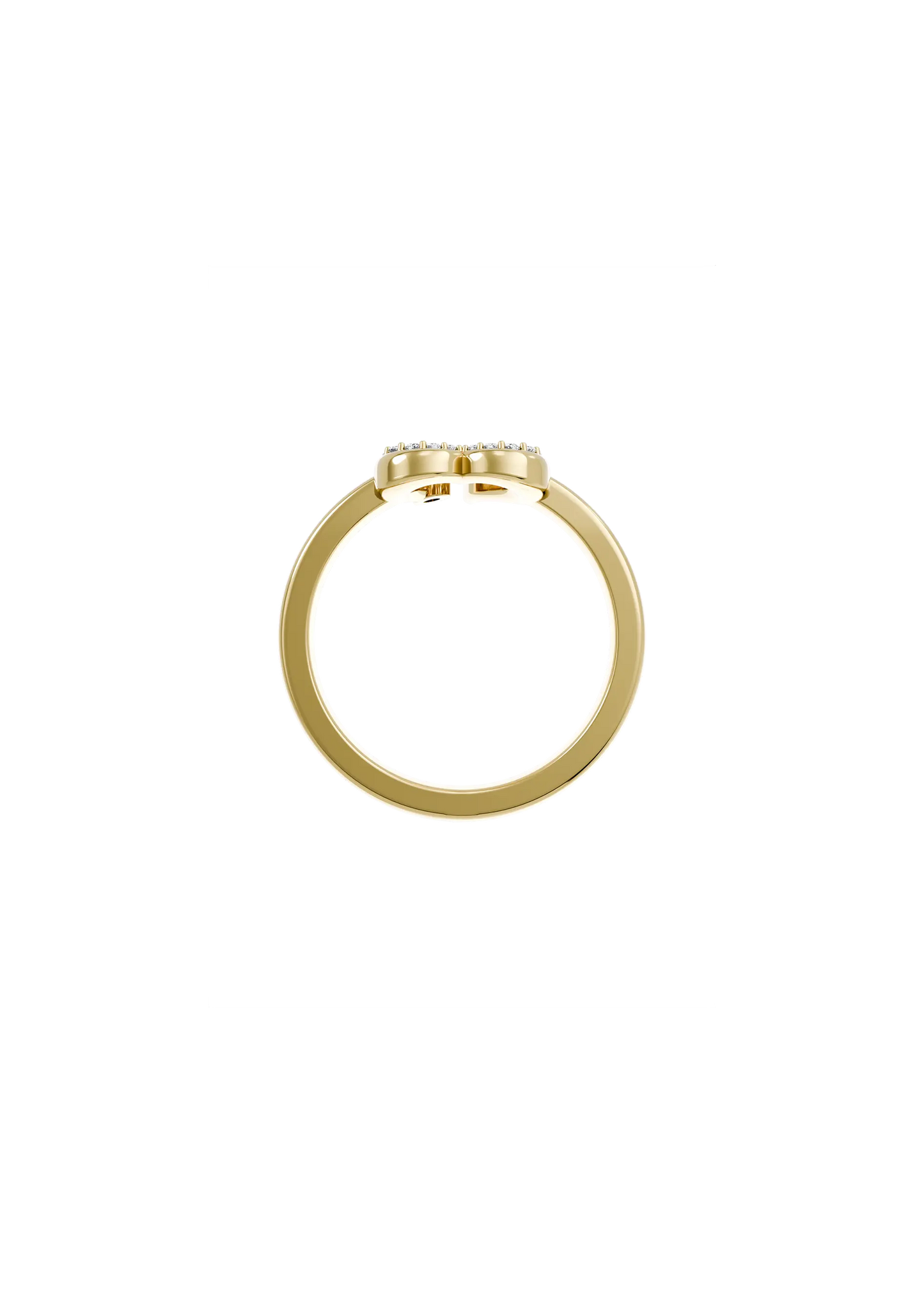 MY HEART RING PAVÊ
