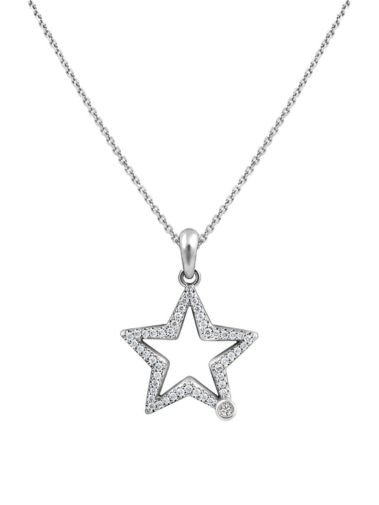 MY STAR WITH DIAMOND PAVÉ