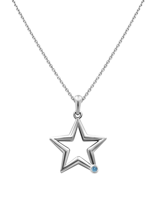 MY STAR WITH AQUAMARINE