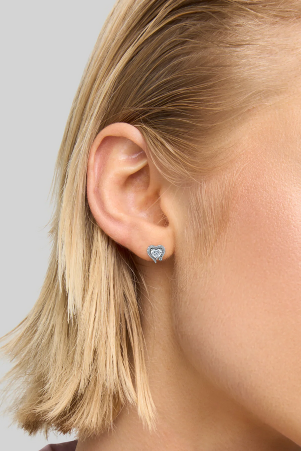 MY HEART EARRINGS WITH DIAMOND