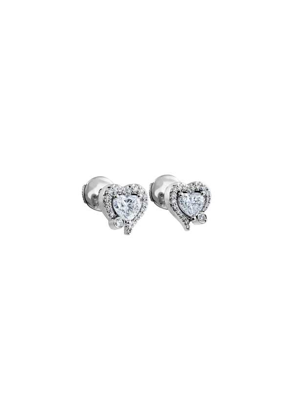 MY HEART EARRINGS WITH DIAMOND