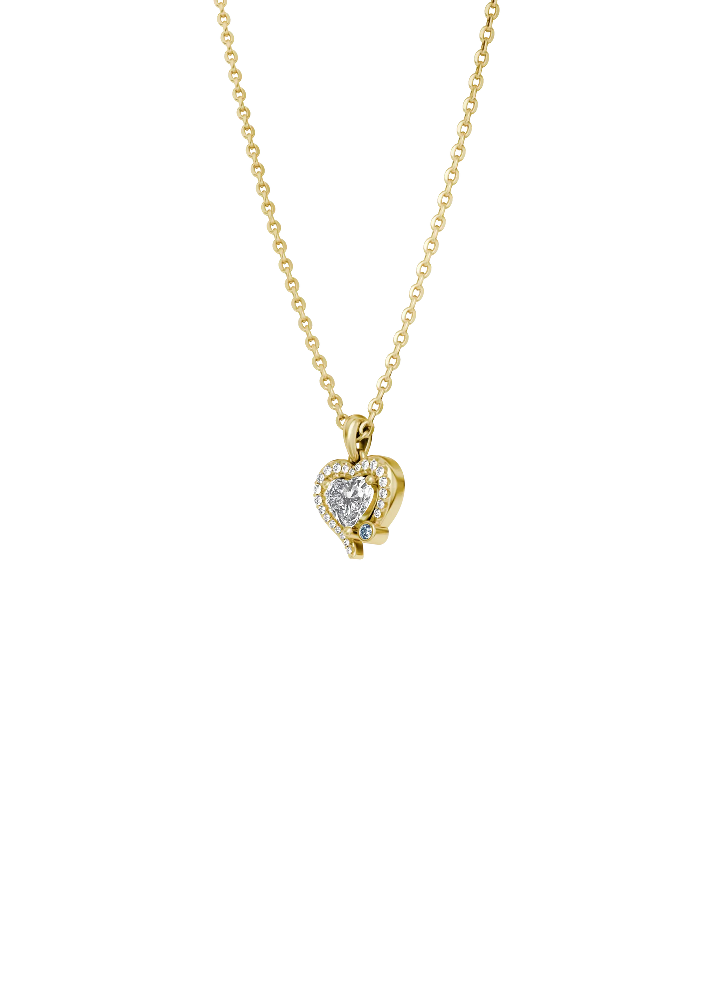 MY DIAMOND HEART PAVÉ PENDANT