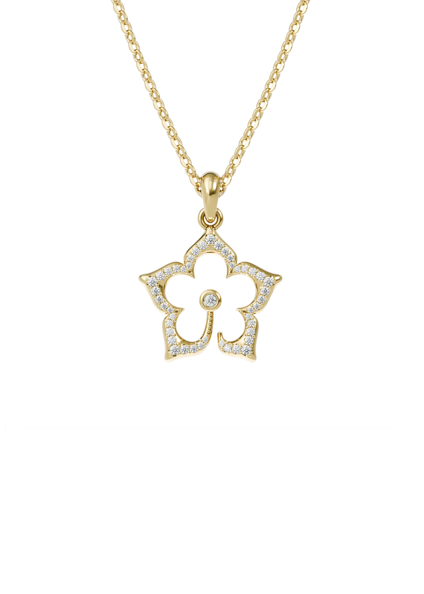 MY FLOWER PENDANT PAVÊ