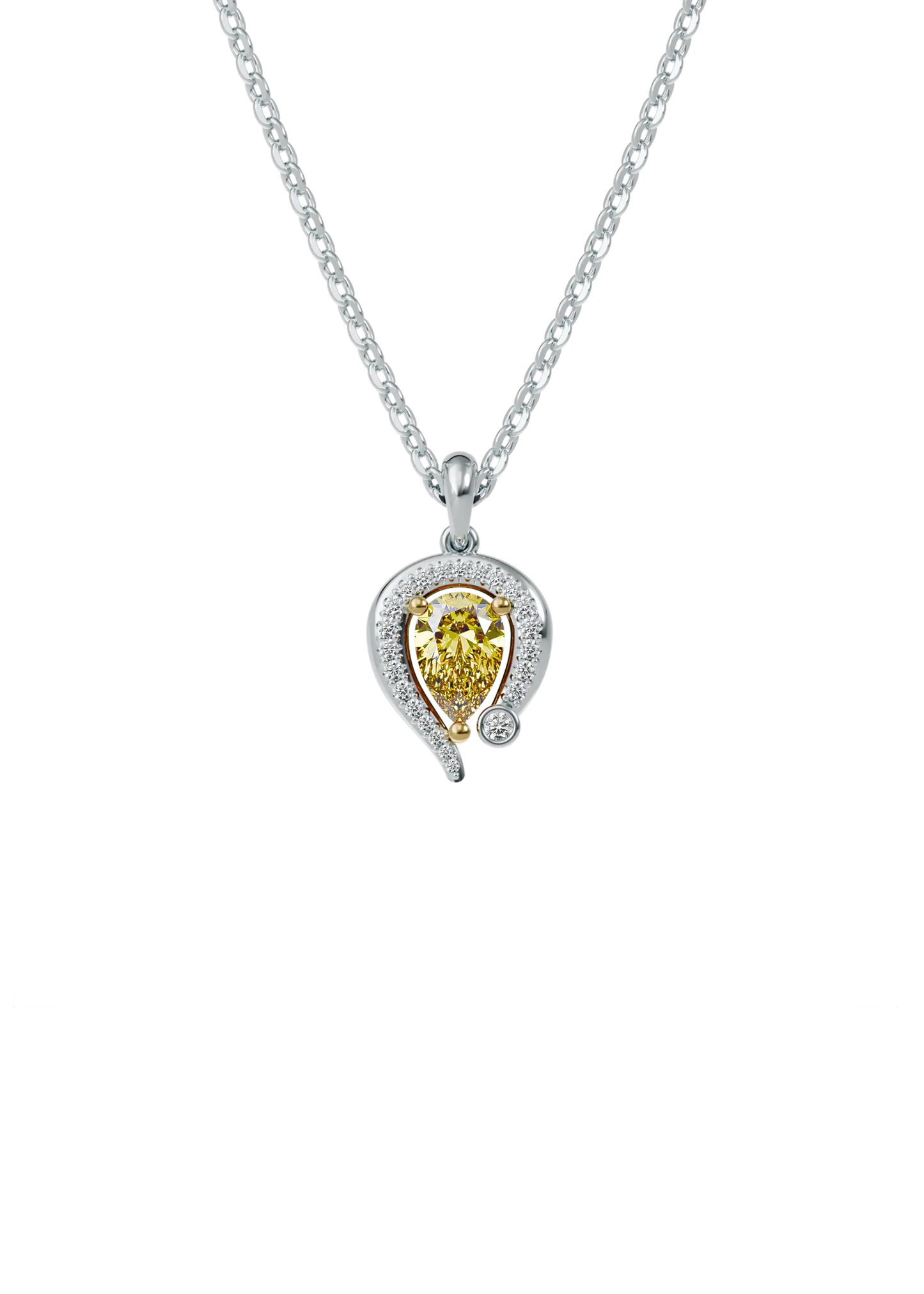 MY INFINITY YELLOW DIAMOND PENDANT