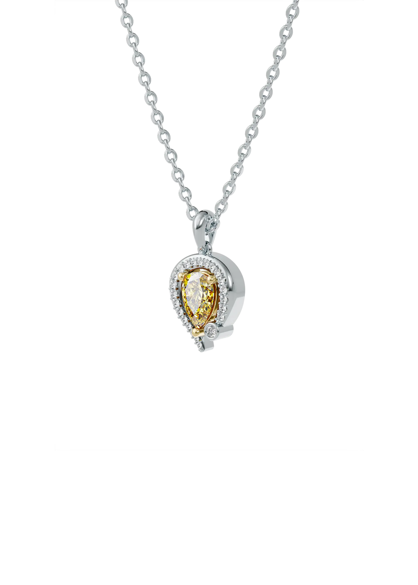 MY INFINITY YELLOW DIAMOND PENDANT