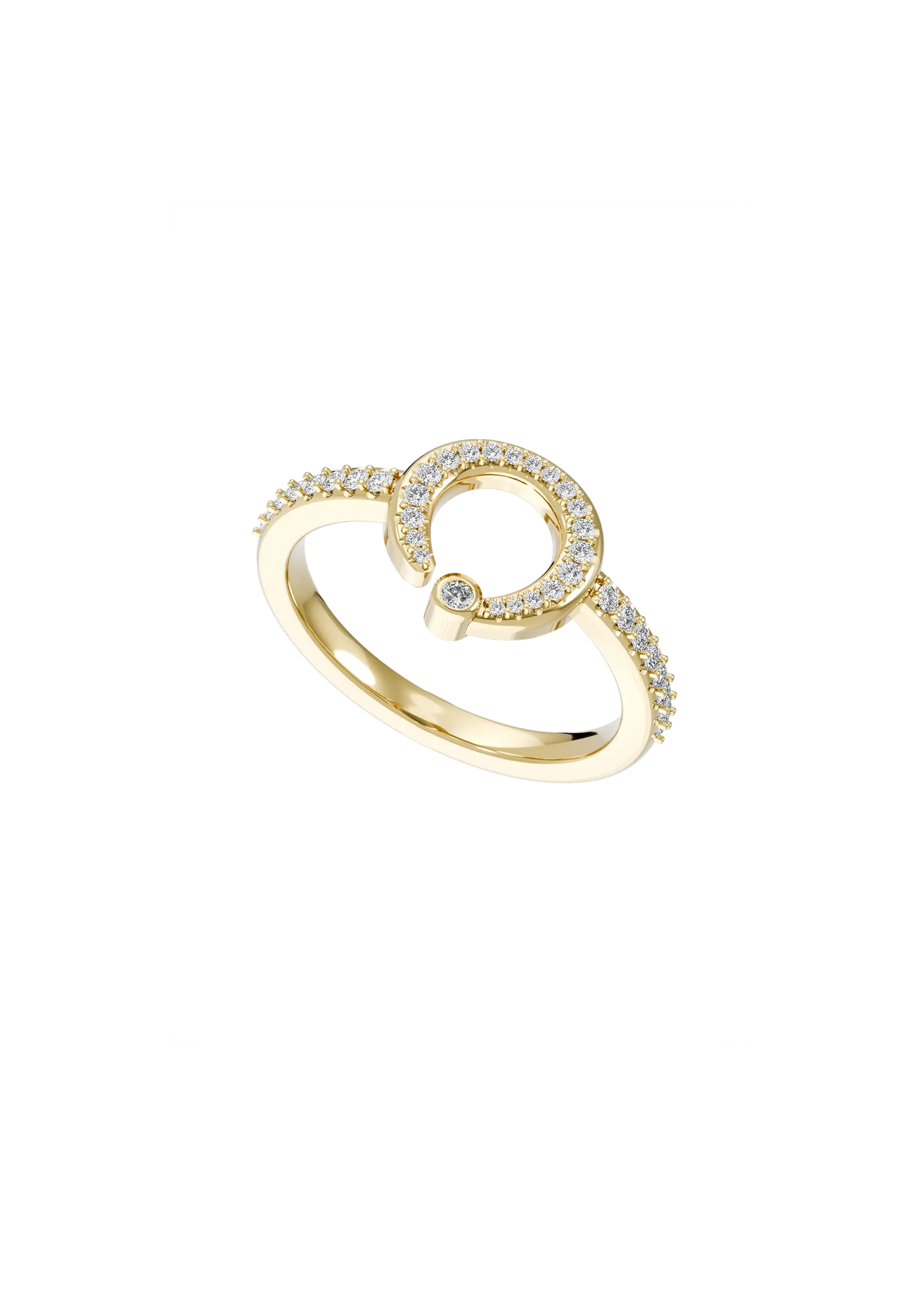 MY FOREVER RING DEMI-PAVÊ