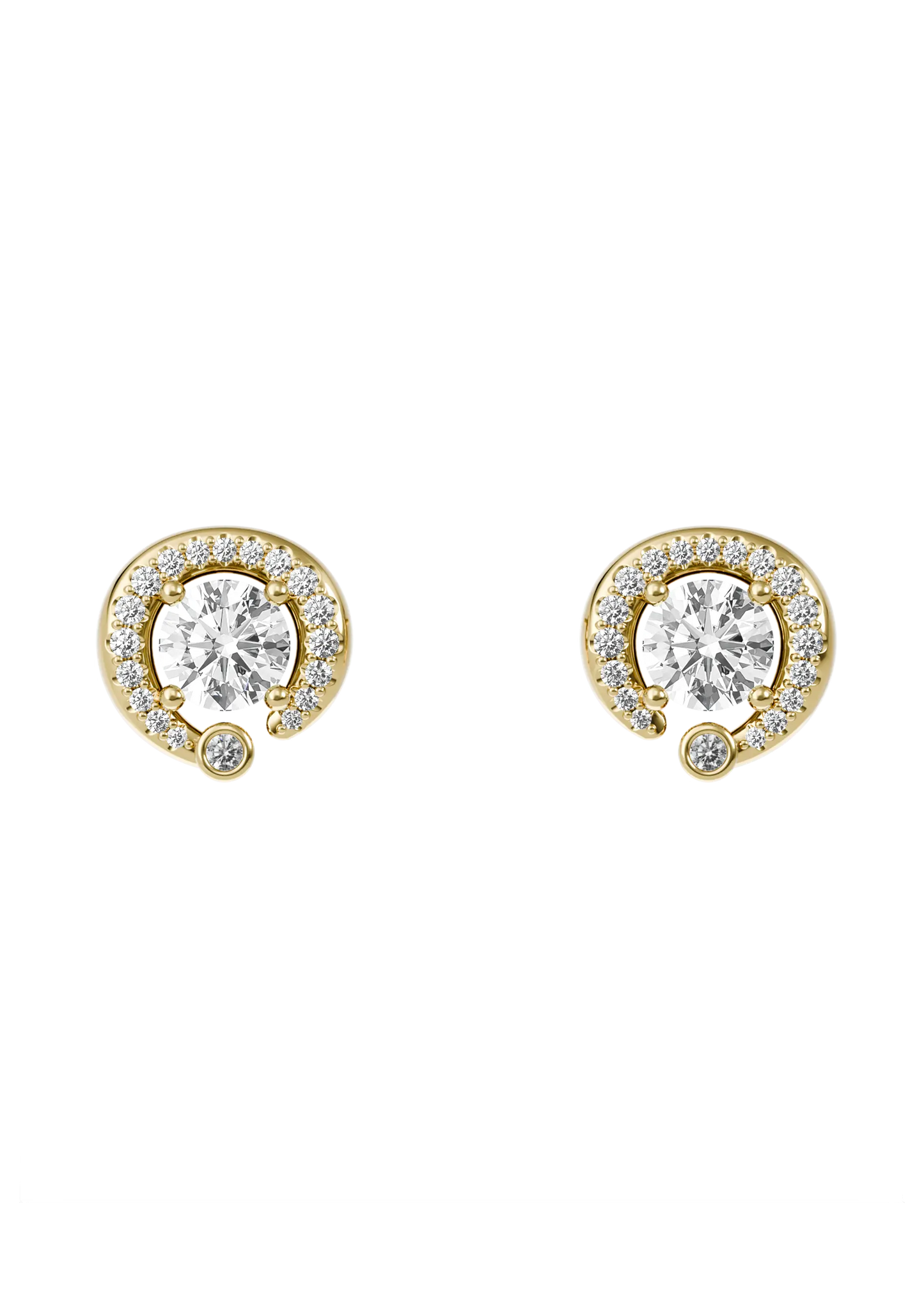 MY DIAMOND FOREVER EARRINGS LARGE PAVÊ